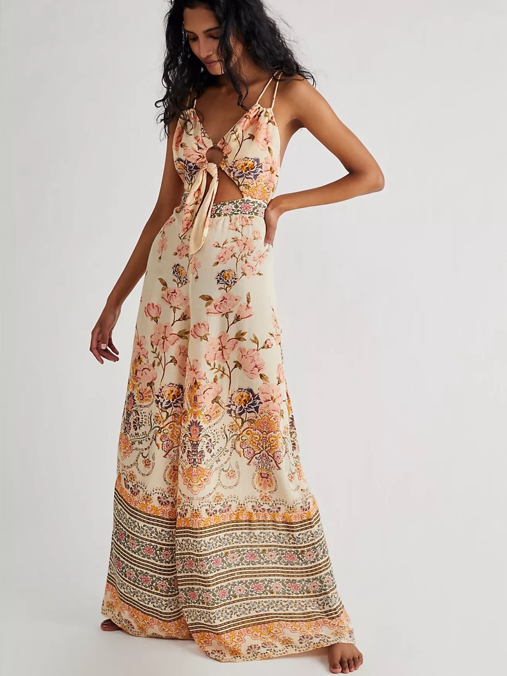 FREE PEOPLE Sundown Wide Leg Jumpsuit